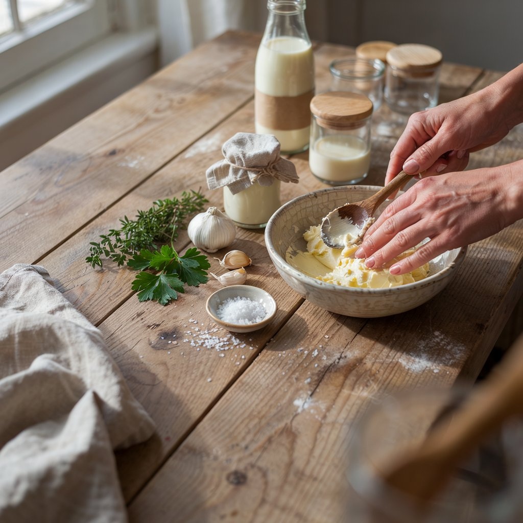 Proceso artesanal de preparación de cosmética natural